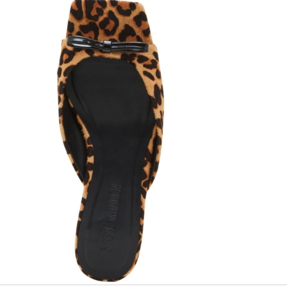 Steve Madden Meme Women's Sandals Leopard  Canvas/Rubber NWT - Picture 3 of 4